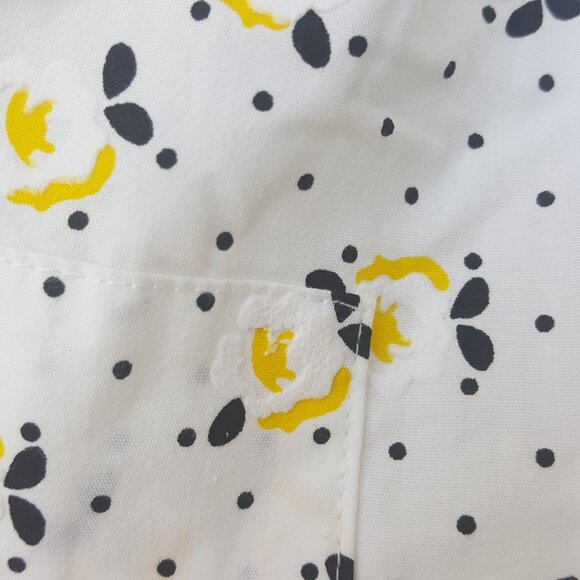 ZARA ! 100% Cotton Jumpsuit with flowers ( Medium ) - Picture 13 of 14